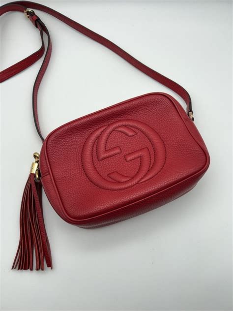 gucci soho disco bag rossa|gucci soho shoulder bag discontinued.